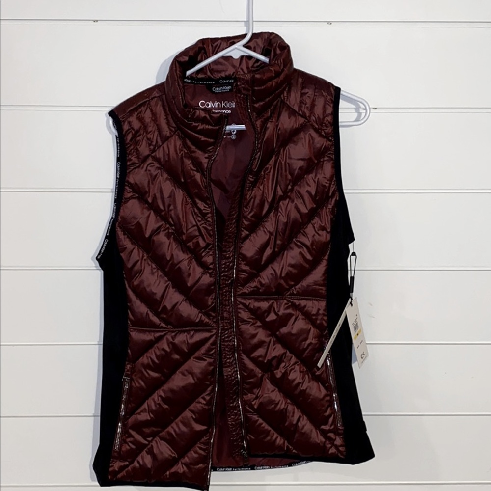 Maroon Calvin Klein vest